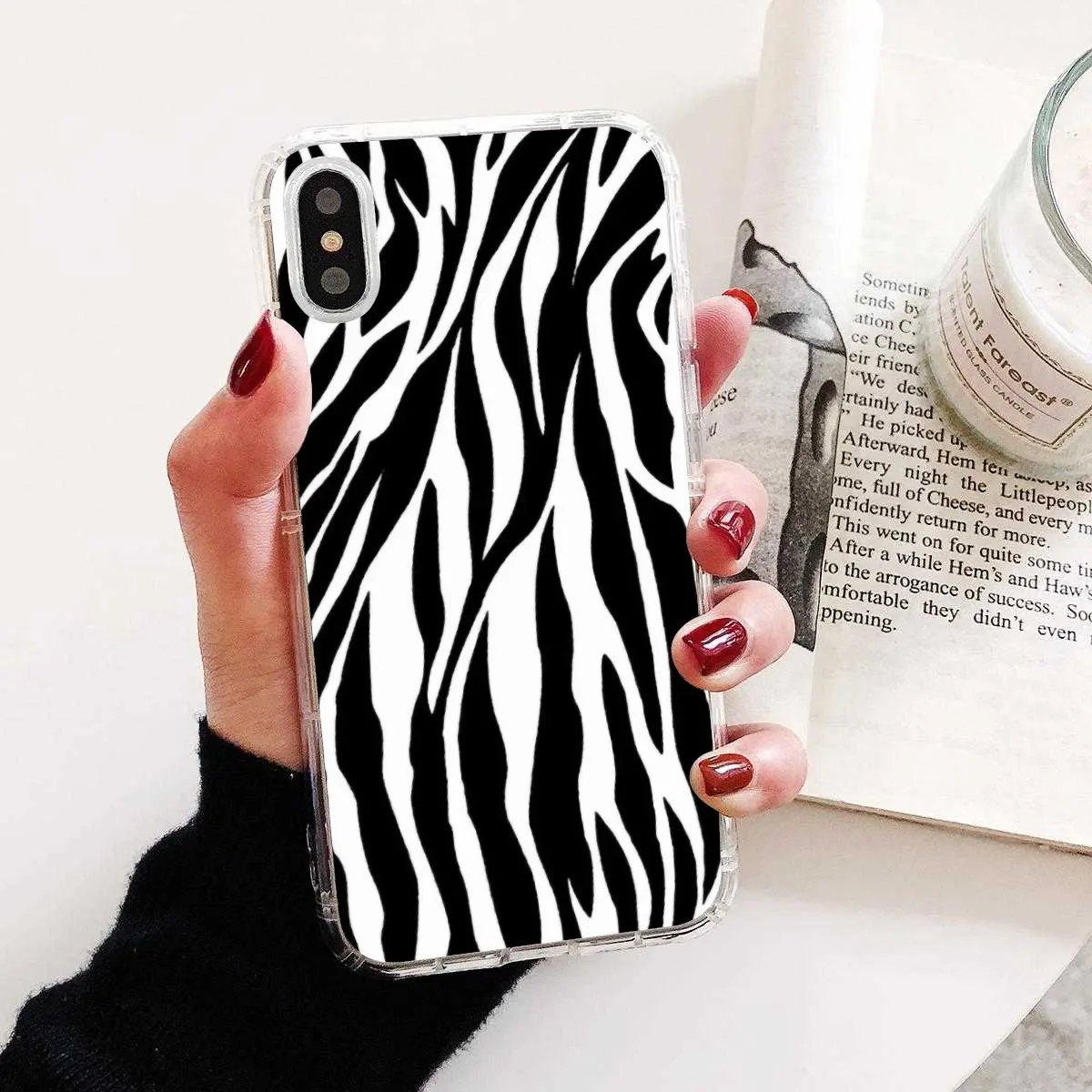 Soft TPU Phone Case For Xiaomi Redmi 4A 7A S2 Note 8 3 3S 4 4X 5 Plus 6 7 6A Pro Pocophone F1 simple White Black Cow dots symbol | Мобильные