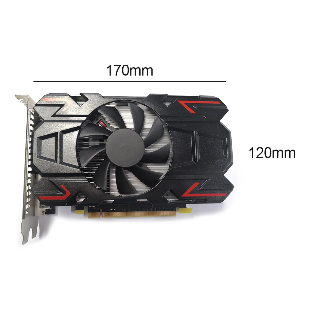 Компьютерная дискретная видеокарта ATI6700 1 ГБ DDR5 128 бит core графическая карта 1000 МГц
