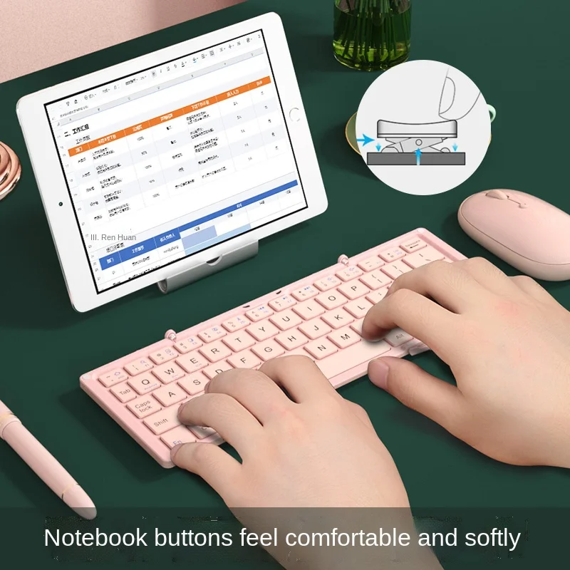 Bluetooth-клавиатура BOW HB066 Складная беспроводная для iOS/Android/Windows/ПК/планшета - купить