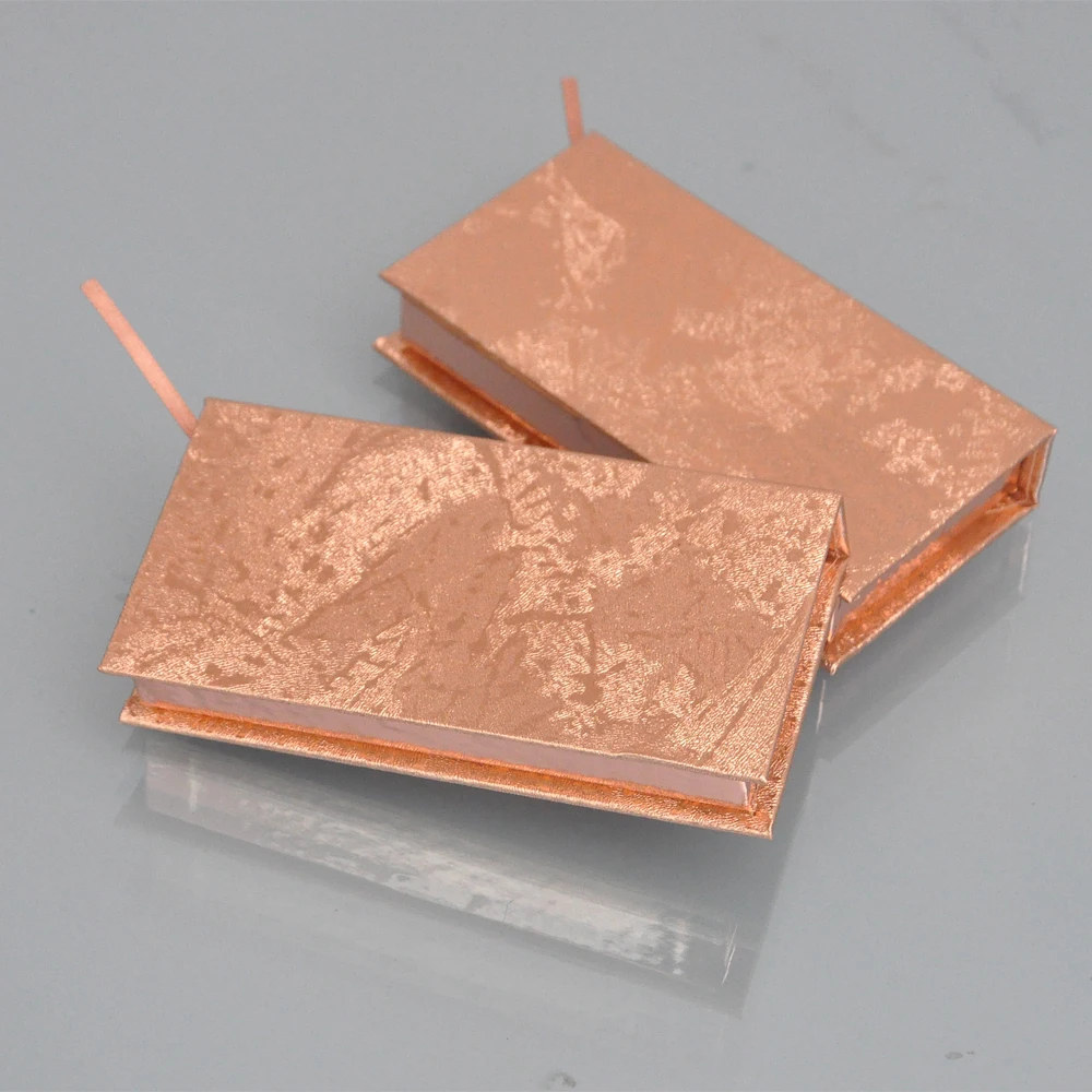 

Wholesale Eyelash Packaging Box Lash Boxes customize Faux Cils 25mm Mink Eyelashes Package Rose Gold Magnetic Cases Bulk Vendors