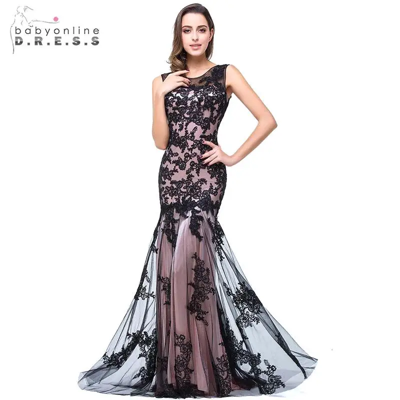 

Женское шифоновое платье-русалка, длинное вечернее платье разных цветов, с кружевом, для выпускного вечера