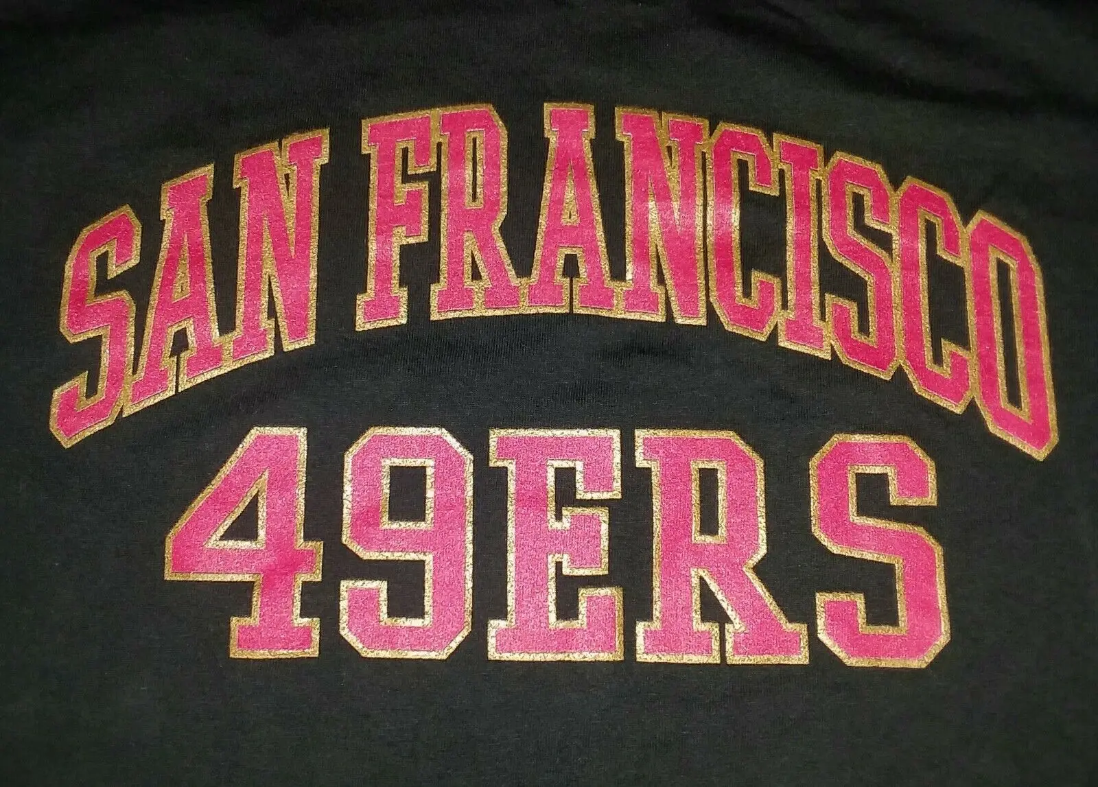 49Ers футбольная команда черная футболка 2Xlharajuku уличная рубашка Mentag 08042019|Мужские
