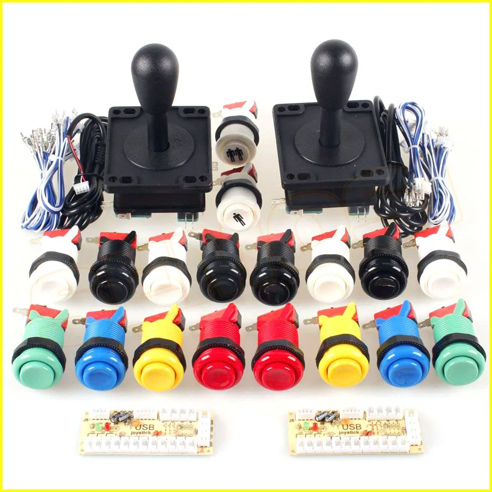 Аркадный джойстик DIY и набор кнопок HAPP для Raspberry Pi USB кодировщик с нулевой