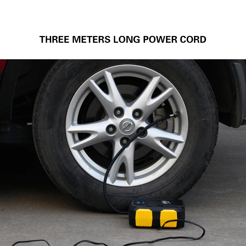 DC12V 120W 150PSI цифровой Дисплей шин Электрический автомобильный компрессор насос