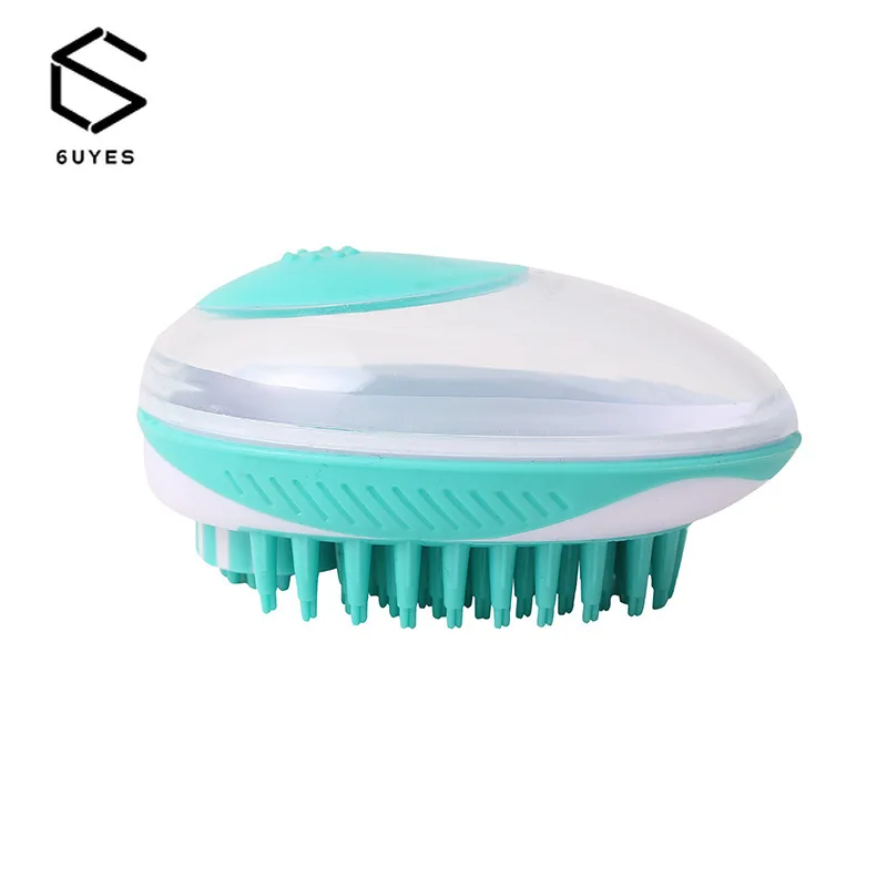 

Cleaning grooming pet brush dog massage hair self rubber cleaning hair brush mascotas dogs brush pulgas puppy supplies cat bursh