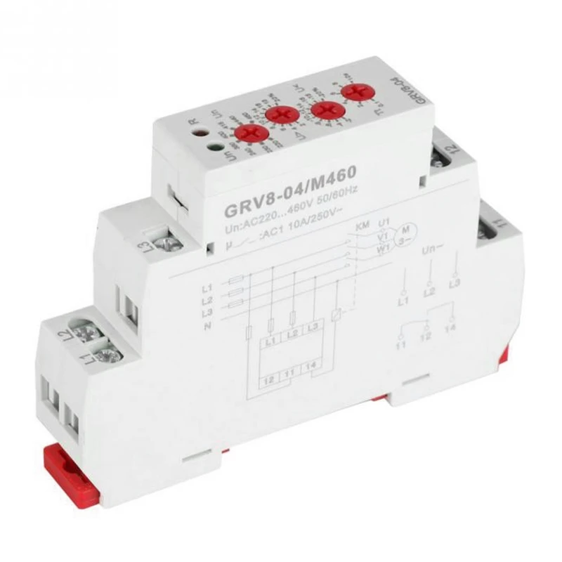 GRV8-04 M460 3-фазный Напряжение мониторинга реле чередования фаз обрыва фазы защиты