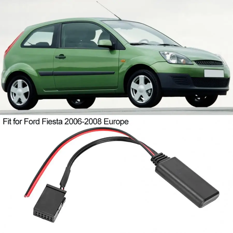 Car Bluetooth Wireless Line Receiving Audio Radio Wire Cable Adapter Fit for Ford Fiesta Mondeo MK3 Focus Mk2 Transit Fusion