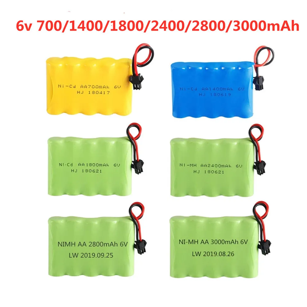 

6,0 V 700 мА/ч, 1400 мА/ч, 1800 мА/ч, 2400 мА/ч, 2800 мА/ч, 3000 мА/ч, металл-гидридных или никель NI-CD Батарея для игрушечных моделей автомобилей и грузовиков ба...