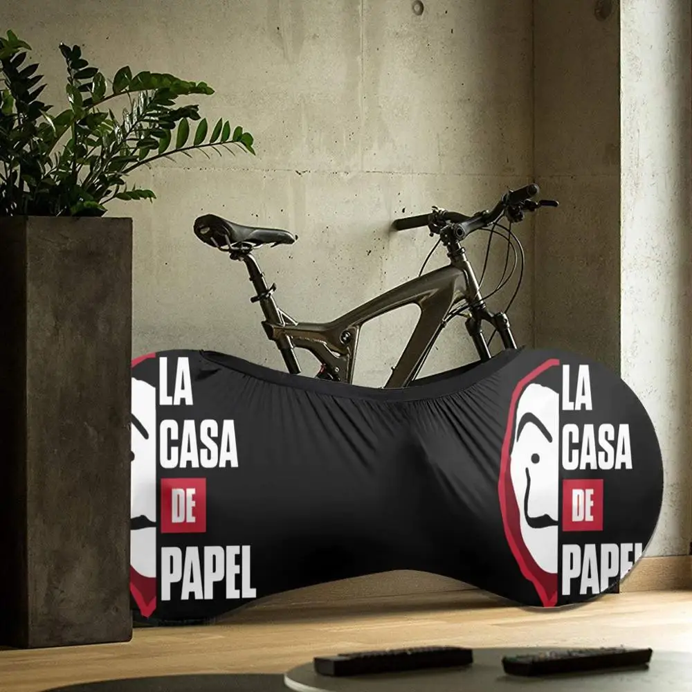 

La Casa De Papel Money Heist outdoor Bike MTB waterproof Bicycle dust cover Custom biking motocross downhill BMX father gift