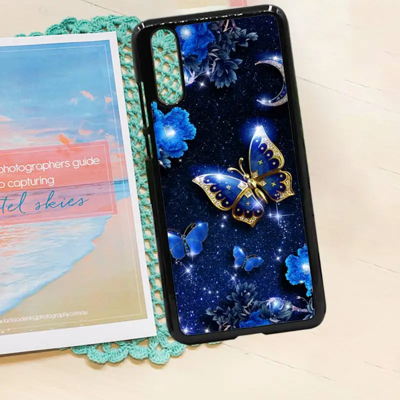 

Butterfly bling high quality Phone Case PC for iPhone 11 12 pro XS MAX 8 7 6 6S Plus X 5S SE 2020 XR