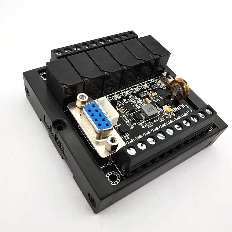 PLC FX1N-14MR Модуль платы реле Модуль задержки plc программируемый логический контроллер Широкий источник напряжения 10-28VDC