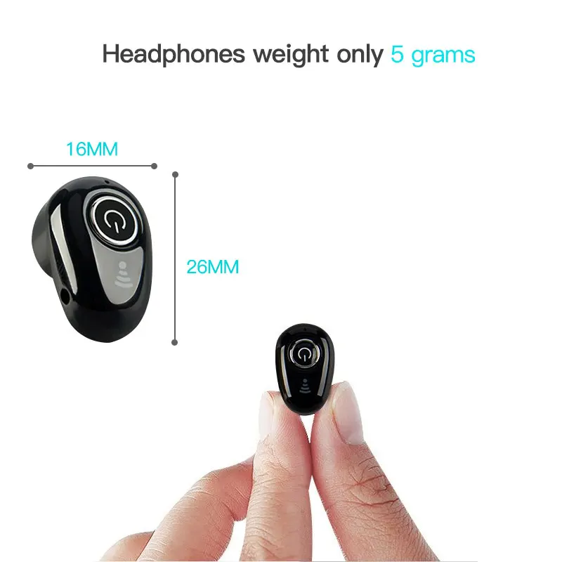 S6 S650 мини Bluetooth наушники беспроводные в ухо невидимые гарнитура стерео с