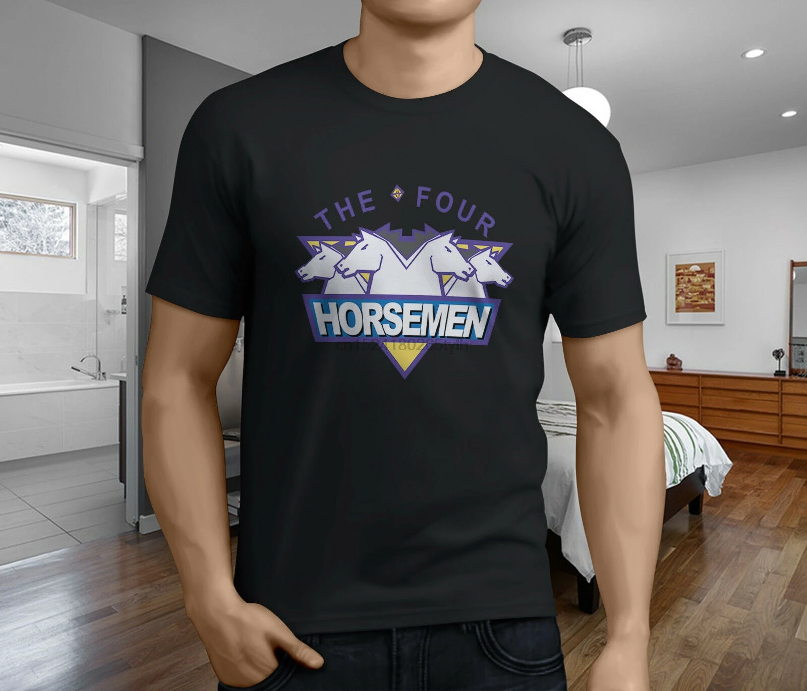 

New Popular Four Horsemen Movie Mens Black T-Shirt S-3XL