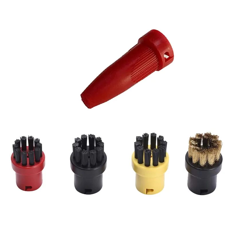 

5Pcs Power Nozzle Round Brush for Karcher Steam Cleaner SC Series SC1 SC2 SC3 SC4 SC5 Replacement Attachment Spare Part