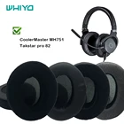 Мягкие бархатные сменные амбушюры Whiyo для CoolerMaster MH751, Takstar pro 82