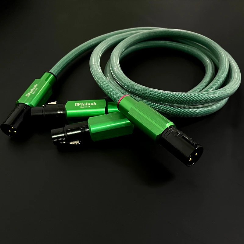 Макинтош аудио 4n Медь соединение Xlr кабель с зеленым Штекер hi-end зарядный разъемом