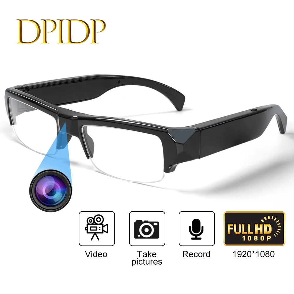 Mini Kamera Gläser 1080p HD Fahren Radfahren Video Smart Half-rim Gläser Mit Kamera Brillen Mini Camcorder Für outdoor Cam
