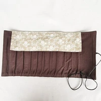 high quality cotton handmade fountain pen curtain pen bag for students sationery box