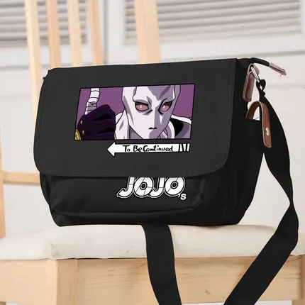 

Anime JoJos Bizarre Adventure Crossbody Canvas Bags School Bag Unisex Messenger Bag Fashion Shoulder Bag