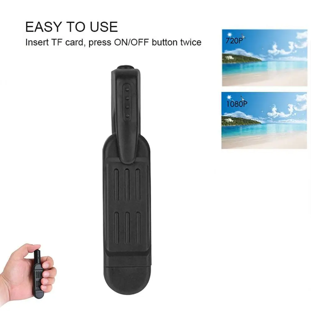 

T189 Full HD 1080P Mini DV Camera Dash Cam Wearable Body Mini Camcorder DVR DV Sustainable Camera For Up To 330 Minutes