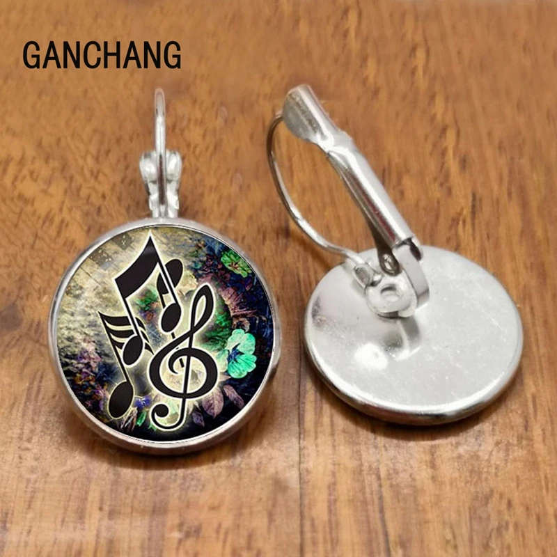 Модные красочные серьги в виде заметок Элегантные Очаровательные женские