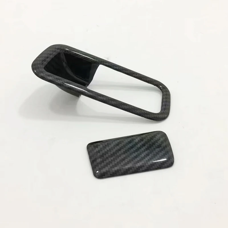 For Hyundai Kona Encino 2018 2019 Accessories ABS Matte/Carbon fibre Car copilot glove Box handle bowl Cover Trim Styling 2pcs | Автомобили
