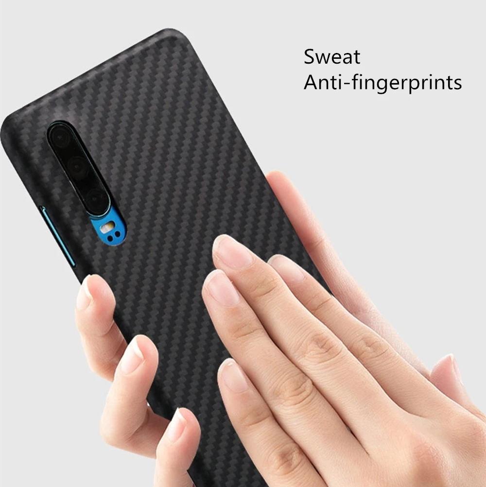 Оригинальный дизайнерский чехол из настоящего углеродного волокна для huawei P30 Pro