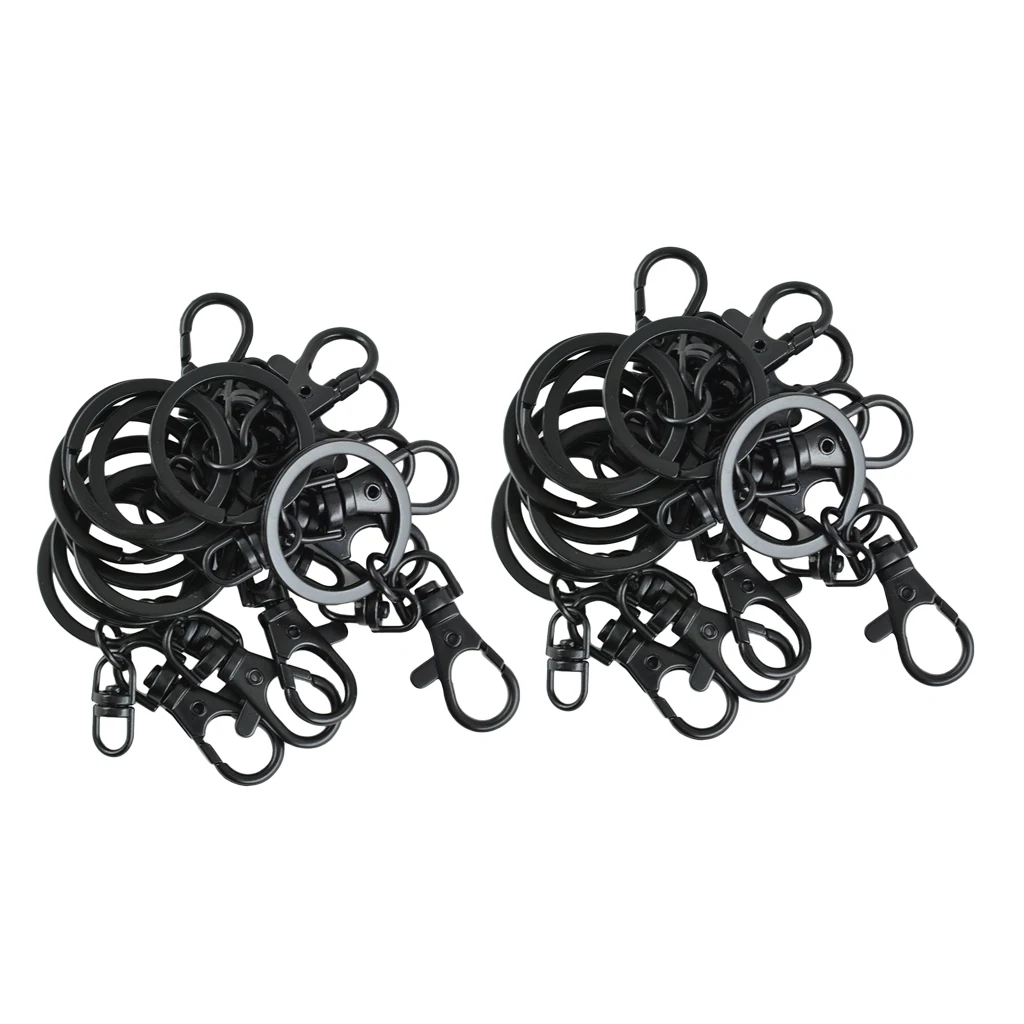 20 шт. застежки Поворотный замок карабин зажимные зажимы защелкивающийся крючок