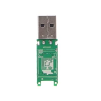 usb 2 0 emmc adapter 153 169 emcp pcb main board without flash memory can be delete all partition and read write high quality