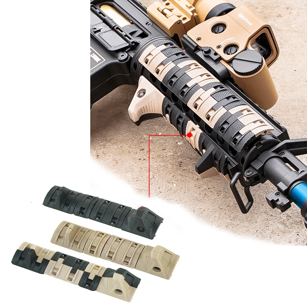 

Outdoor sport XTM nylon handstop Gel ball gun Jinming 8 9 handguard rail cover refitting accessory CS toys