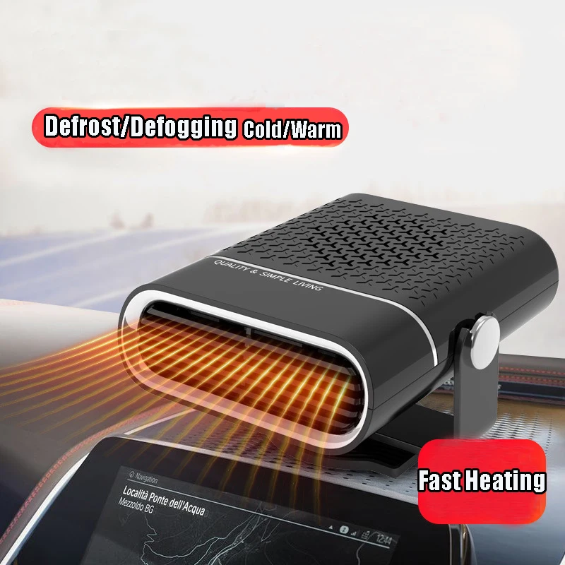 

Adjustable 12/24V Car Heater Warm Air Blower Electric Fan Wind Shield Defogging Demister Defroster Portable webasto Heater