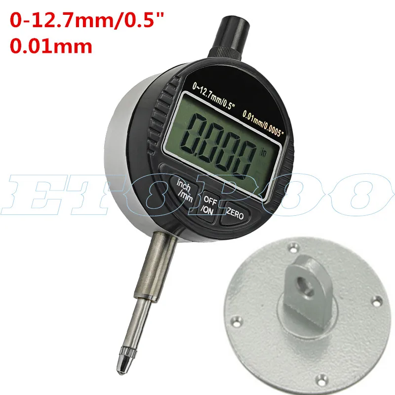 0-12.7mmx0.01mm Цифровой микрометр, измерительный прибор, микрометр, 0,01 мм, 0,001 мм, 0-12,7 мм, 0-25,4 мм - Цвет: 0-12.7mmx0.01mm