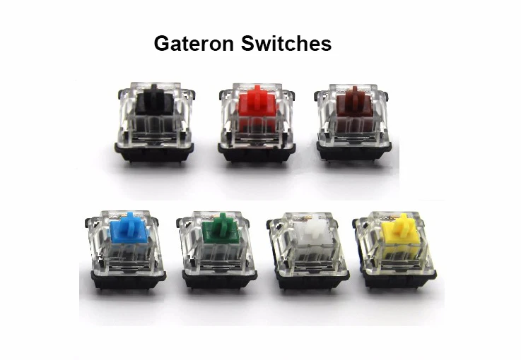 Переключатели Gateron 3 контактные 5 переключатели Kailh и Cherry MX для механической
