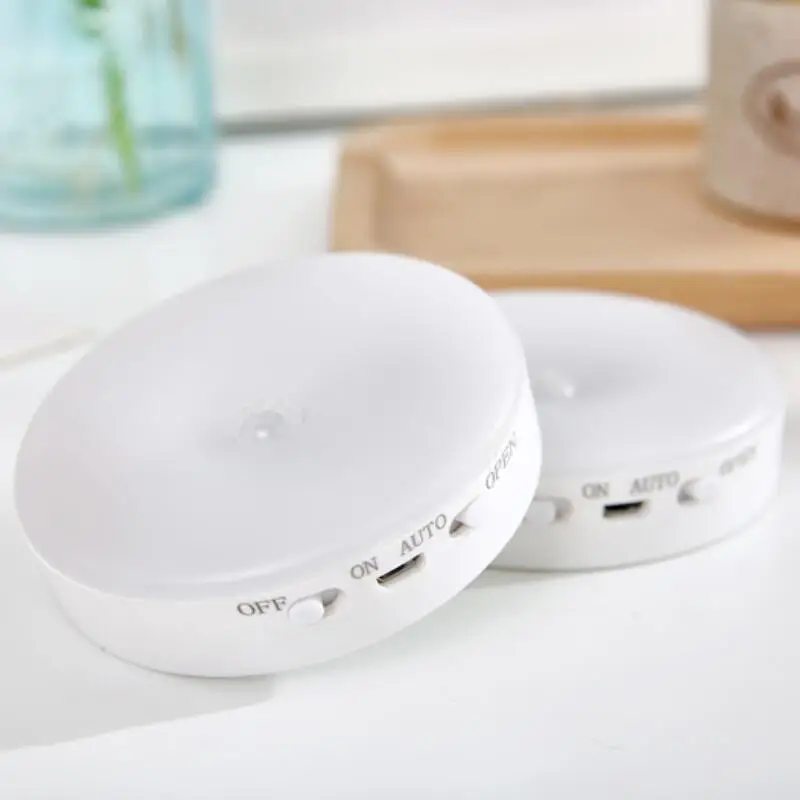 

Usb Charging Motion Sensor Led Lamp Wireless Rechargeable Small Night Light