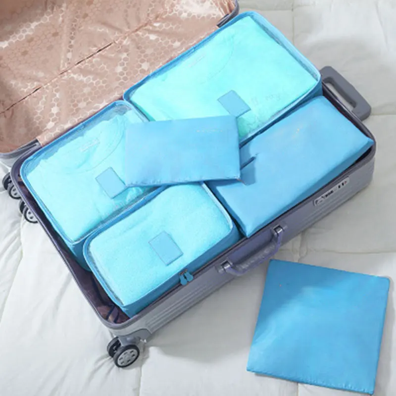 

Travel Packing Cubes Set Toiletry Kits Bag Luggage Organizers Travel Storage Bags Travel Multi-functional Clothing KG66