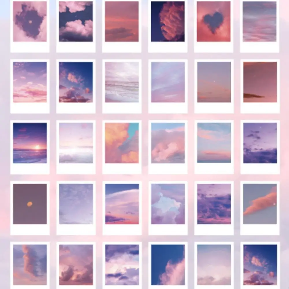 

30 Sheets Romantic Scenery Series Stickers Cool World Forest Planet DIY Journal Sticker Stationery School Supplies