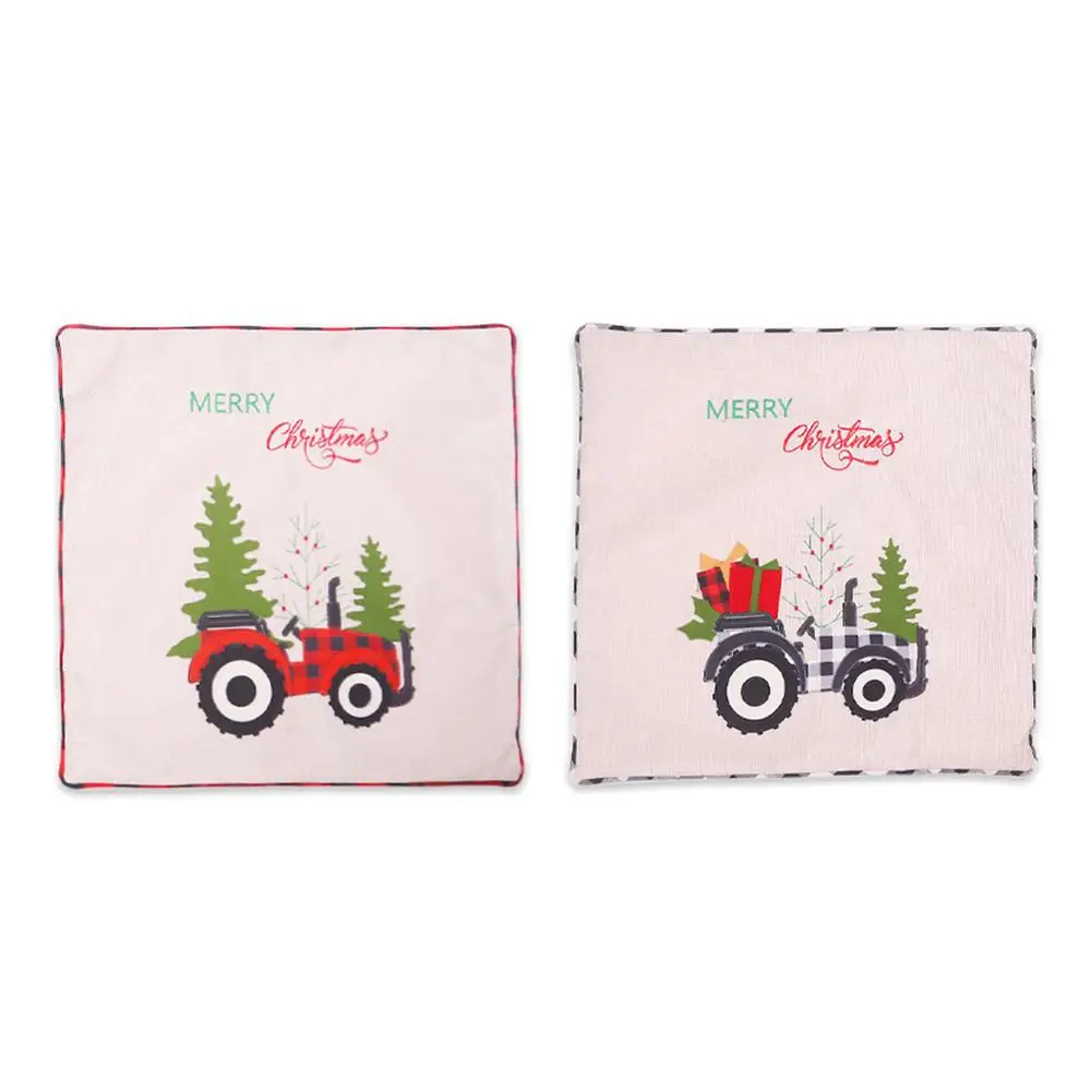 

2021 Christmas Cushion Cover Sofa Pillow Covers Home Decor Cotton Cute Pillowcase Decorative Sofa Cushion Case Free Shipping