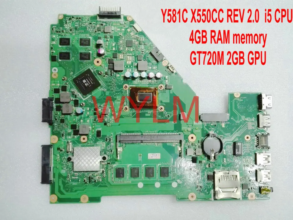 Фото Бесплатная доставка X550CC i5 Процессор 4 Гб Оперативная память GT720M 2G N14M GE S A2