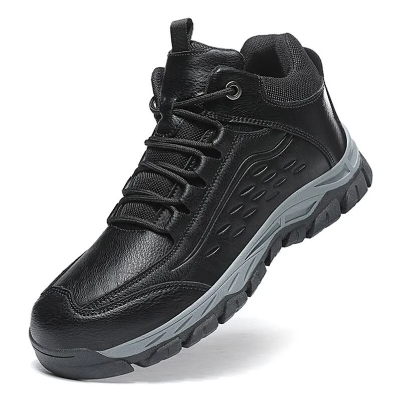

Classic Men's Boots High Quality Leather Men Winter Boots Outdoor Waterproof Men Designer Sneakers Zapatillas Hombre Big Size 48