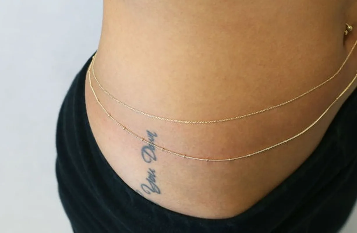 

Trendy Sexy Double Layer multi layer Belly Chain Fashion Bikini Waist Link Necklaces Body Jewelry for Women Accesspries New Gift