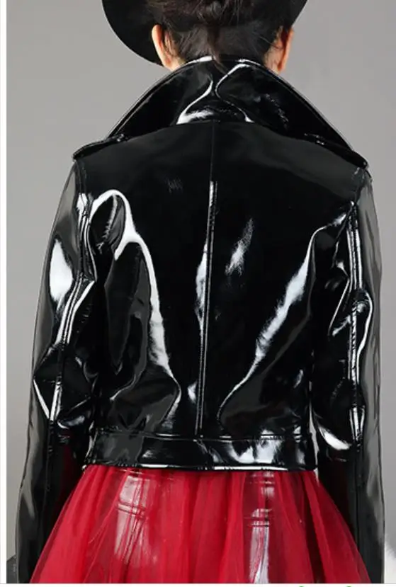 Мотоциклетные Куртки BF Новинка весна осень Короткие пальто из лакированной кожи