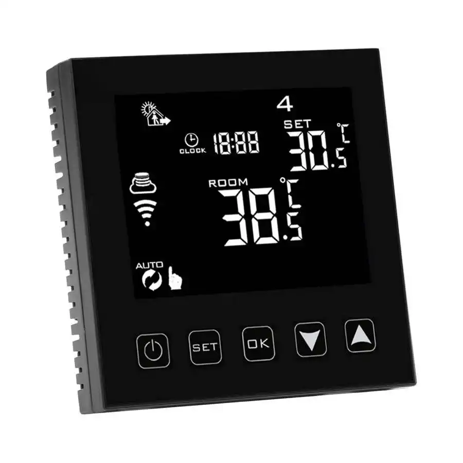 Умный ЖК сенсорный WiFi цифровой термостат Электрический напольный
