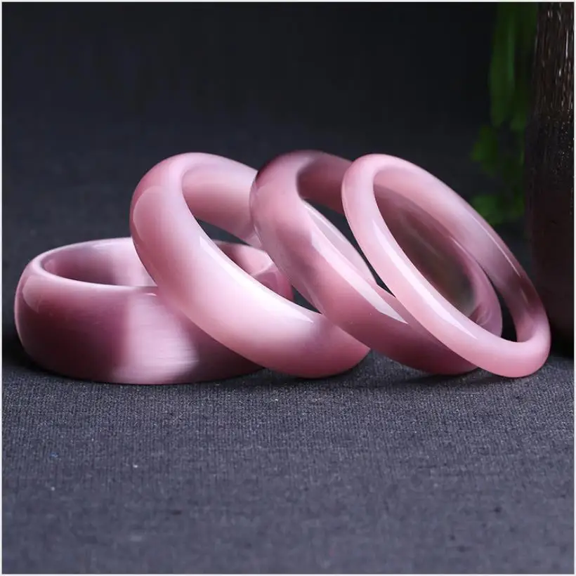 

Natural Purple Agate Bangle Charm Jewellery Women's Hand-Carved Bracelet for Women Men Fashion Accessories 54-64mm
