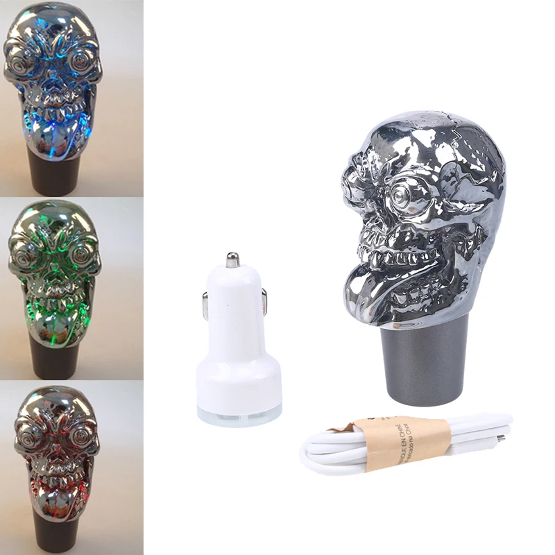 Разноцветсветодиодный светодиодная ручка переключения передач POSSBAY имитация