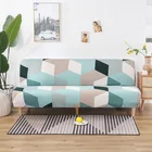 150-215 см эластичный напечатанный безрукий чехол для дивана без подлокотника, Складывающийся Чехол для сидения, современный растягивающийся диван-кровать, чехлы для дивана