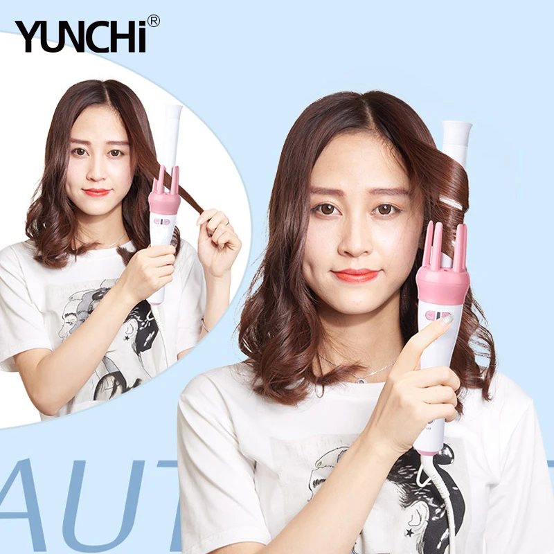 

Automatic Hair Curler Nourish Hair Curly Stick Fast Styling in 5 Min Constant Temperature Preheating in 30s Left & Right Rotate