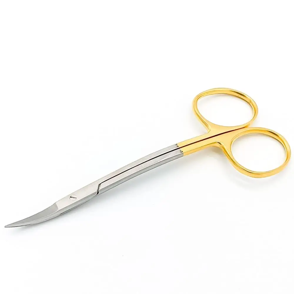 LaGrange supercut scissors 11.5cm double s curved serrated blade free slip cutting dental rhinoplasty surgery instruments kit