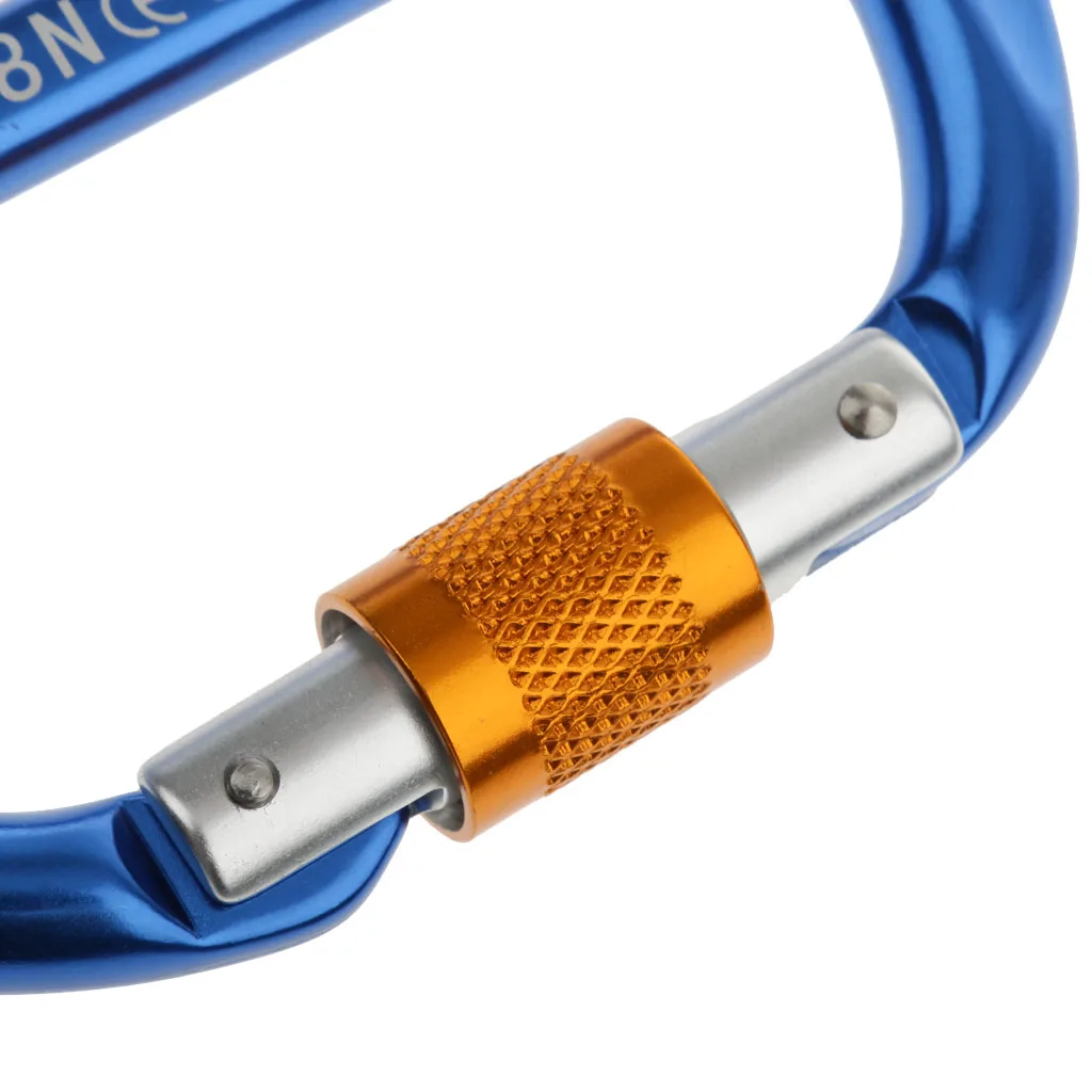 Открытый скалолазание веревка захватить протекта с винтовым креплением карабин