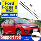 Пружинный кронштейн для крышки капота автомобиля Ford Focus 2 MK2 2005-2011, гидравлические стойки, аксессуары для стайлинга автомобилей