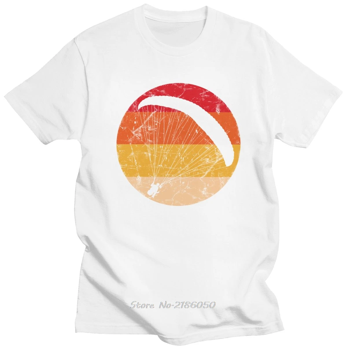 Футболка мужская с параплана модная тенниска коротким рукавом хлопковая майка в